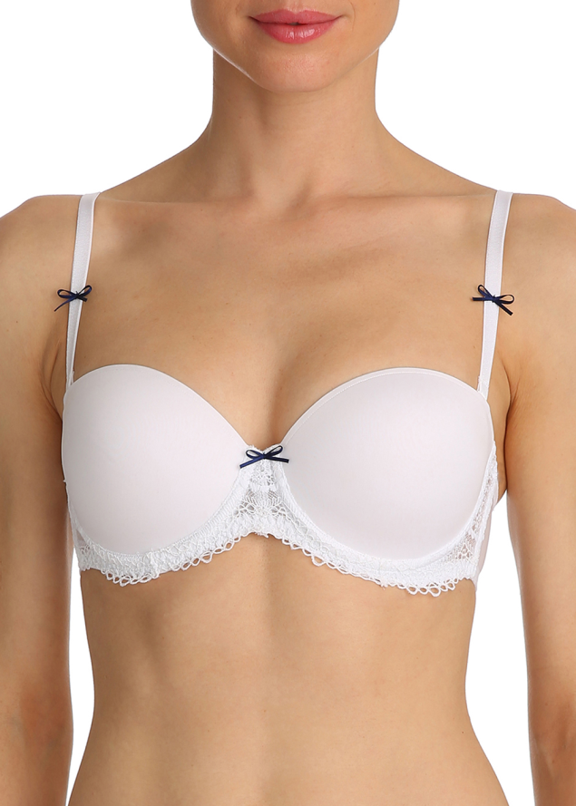 Soutien-gorge Bandeau Rembourr Marie-Jo Blanc